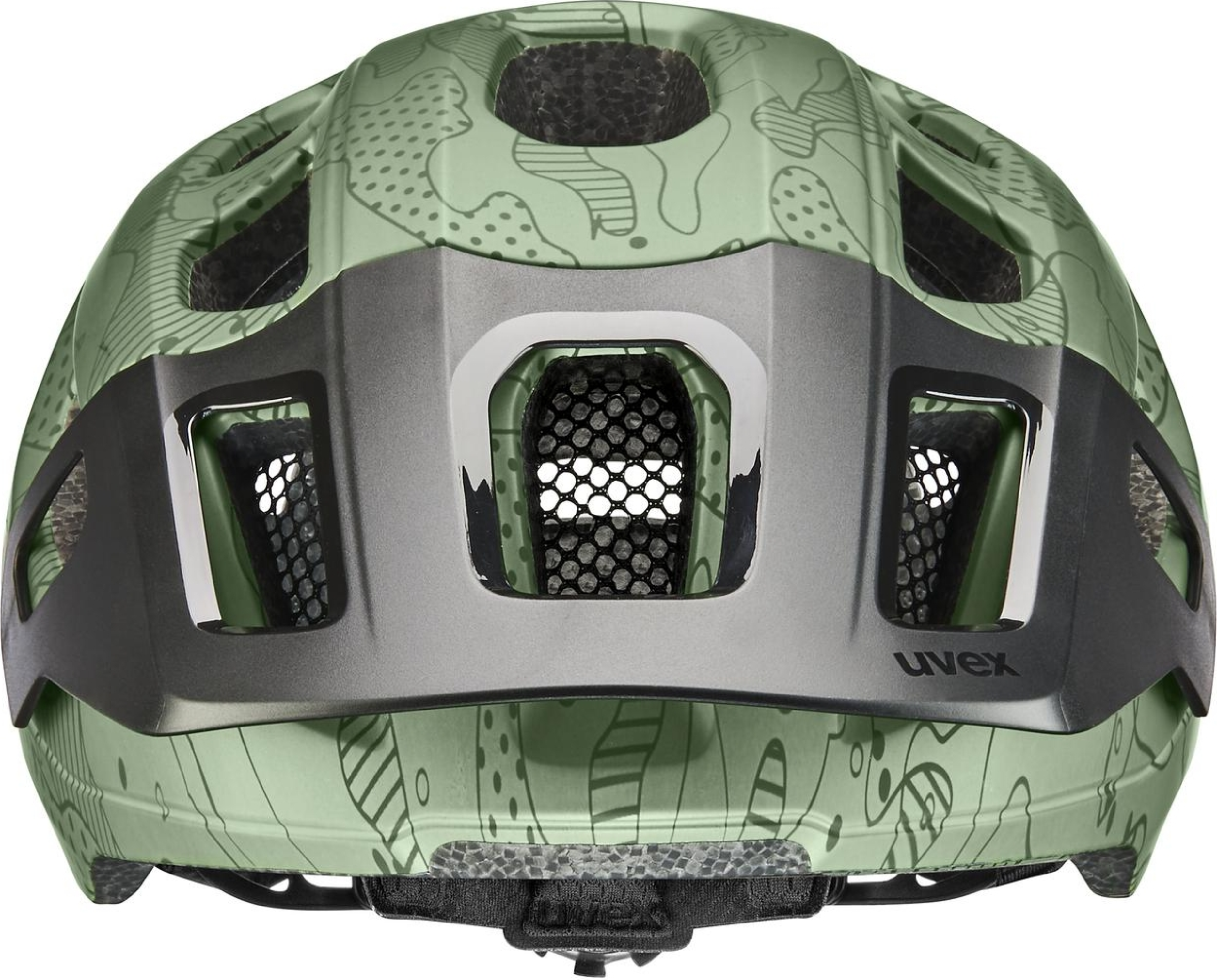 uvex React Jr. Kinderhelm Moss Green Altimeter Matt