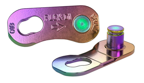 SRAM PowerLock Flattop Kettenverschluß-Glied 12-fach (4pcs) D1 rainbow