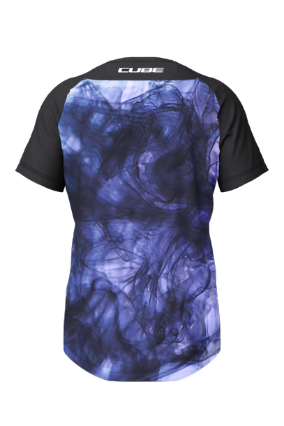Cube MTB Trikot ARTLINE kurzarm blue´n´black