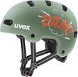 uvex Kid 4 Style bam moss green-papaya matt