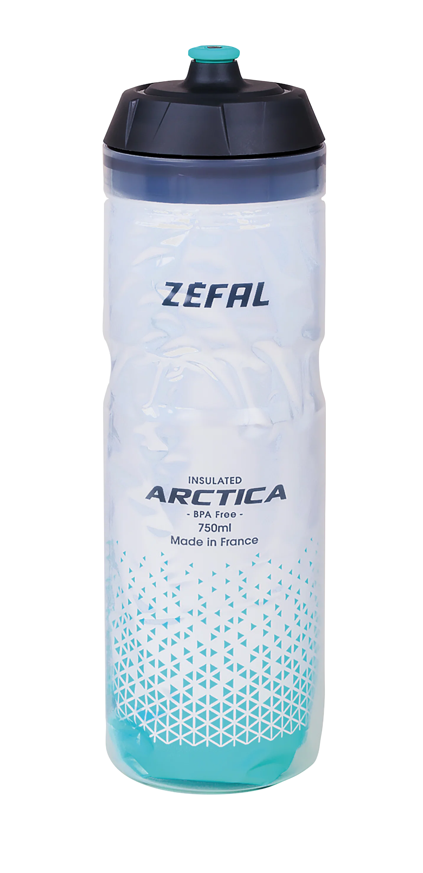 Zefal Arctica 75 Thermo-Trinkflasche 750ml silber/türkis
