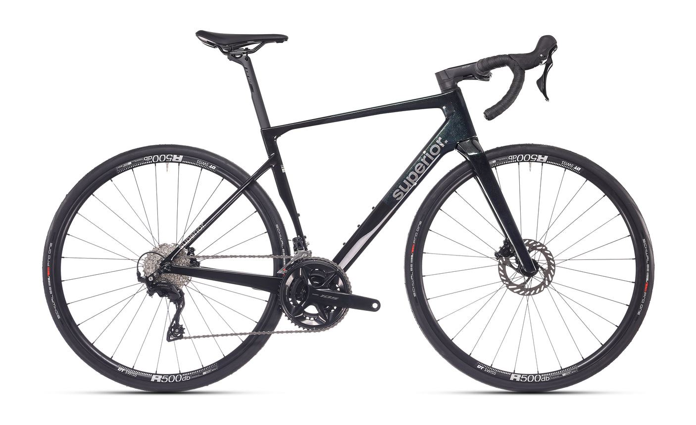 bikester rennrad Superior XR 9.3 GF (2026) | Rennrad | Gloss Emerald Black / Carbon