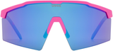 uvex Flowline Radbrille Pink Matt / Mirror Blue