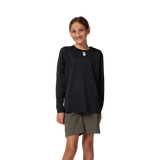 Fox YTH Defend LS Jersey Black
