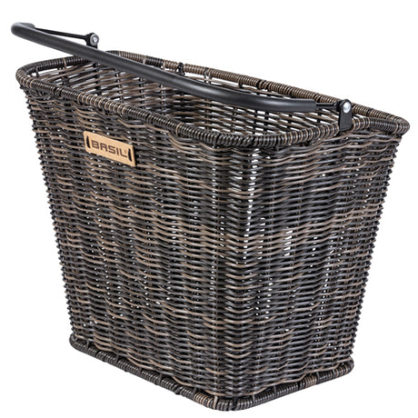 Basil Bremen Rattan Look KF Lenkerkorb braun