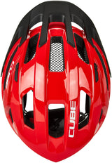 CUBE STEEP Helm glossy red