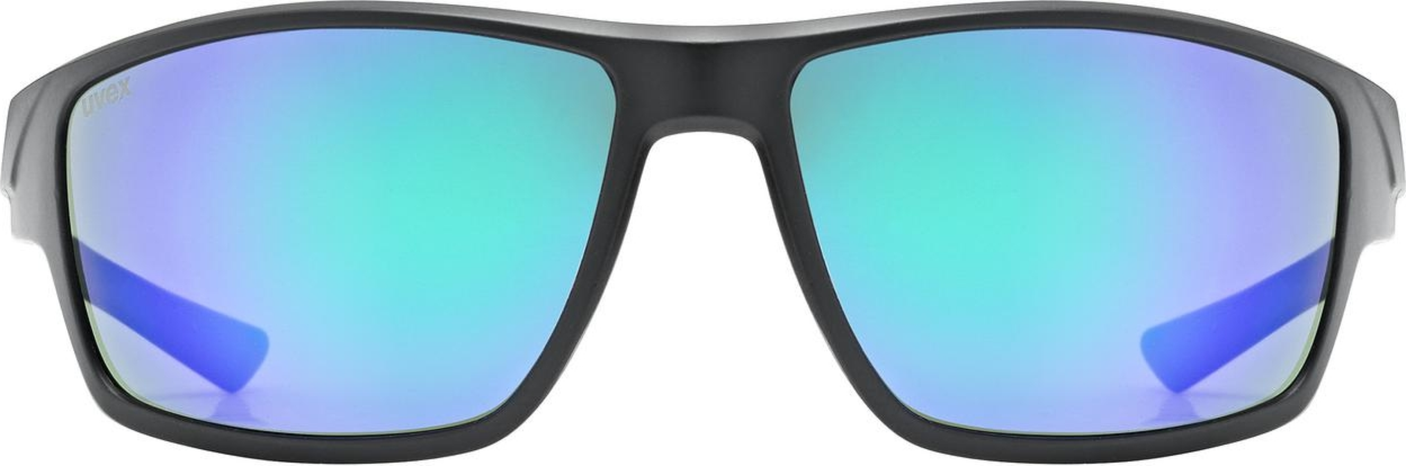 uvex Sportstyle 230 Radbrille Black Mat / Mirror Green