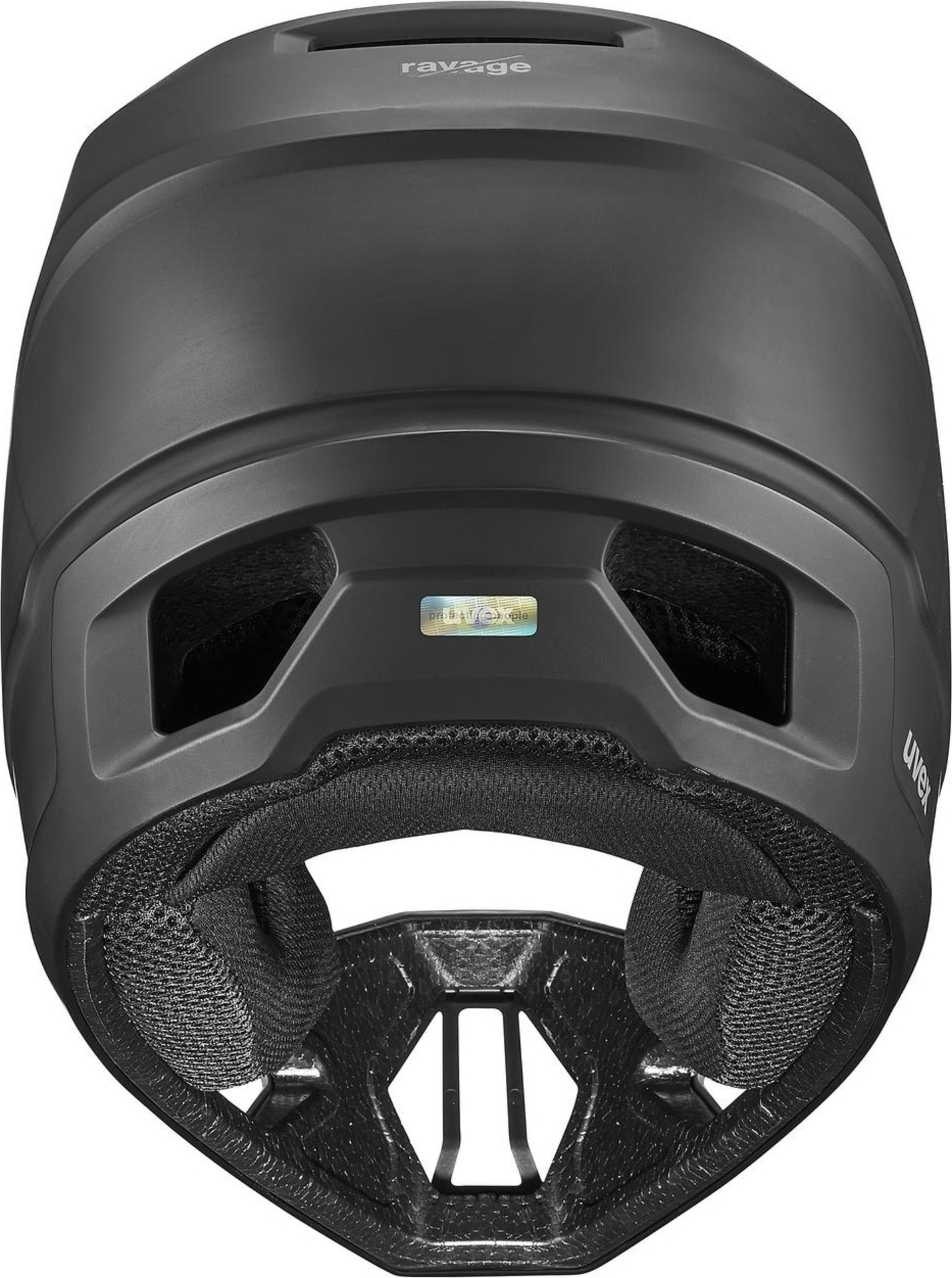 uvex Ravage Fullface Helm Black Rhino Matt