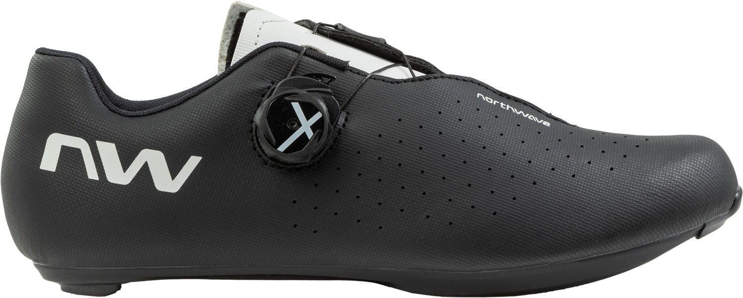 rennrad schuhe schwarz Northwave Sonic Plus Wide | Herren Rennrad-Schuhe | Black/Light Grey