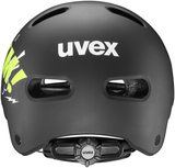 uvex Kid 4 Style Kinderhelm Bam Black-Lime Matt