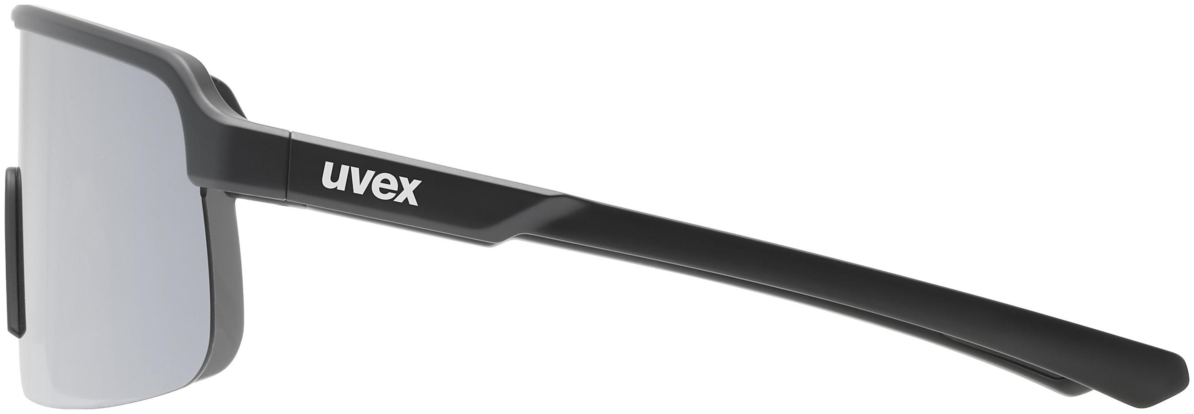 uvex Dyrt Radbrille Black Matt / Mirror Silver