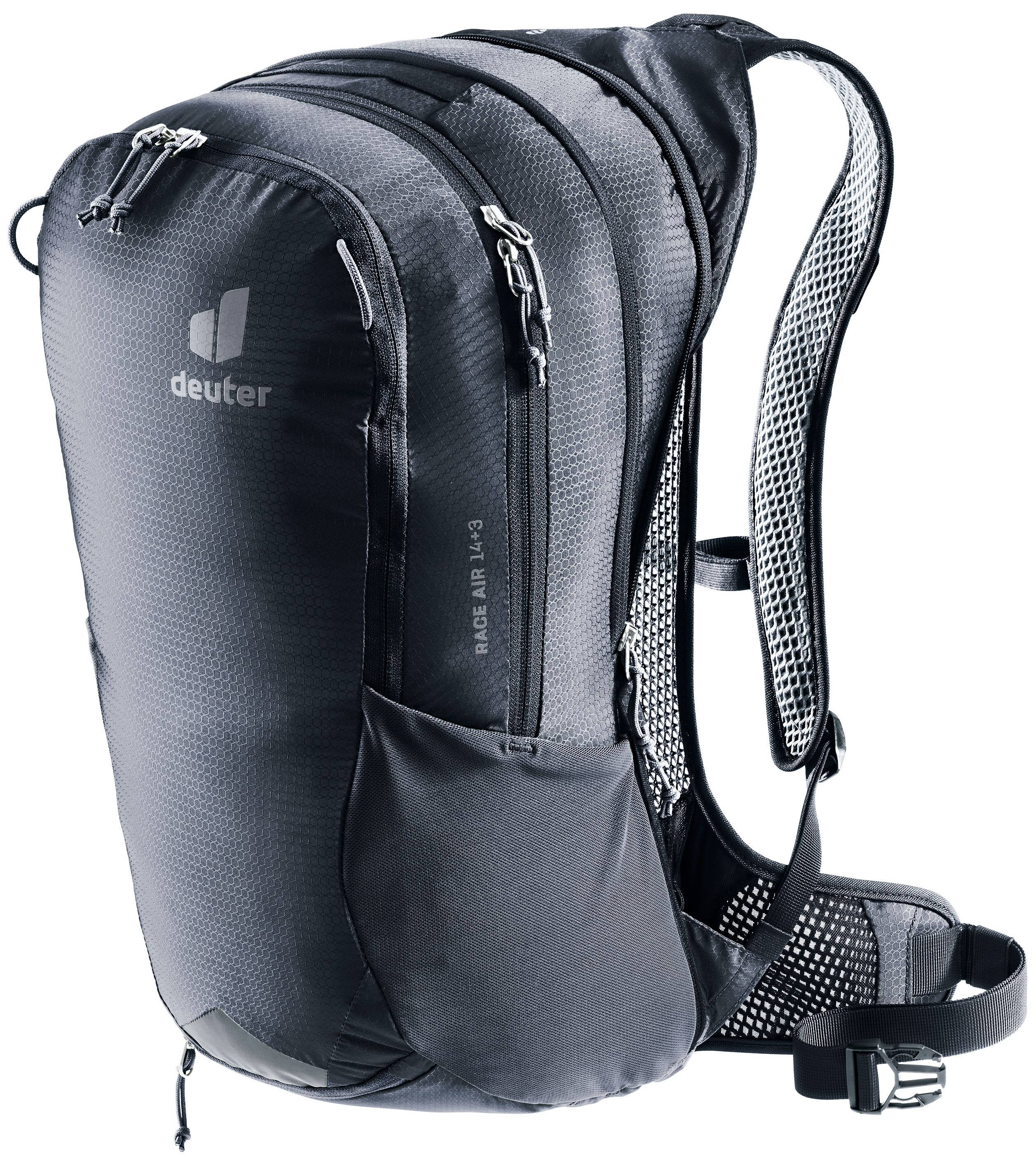 deuter Race Air 14+3 Rucksack schwarz