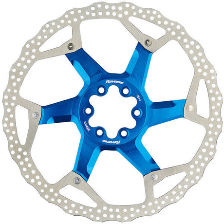 Reverse Bremsscheibe 6-Loch Aluminium/Stahl blau