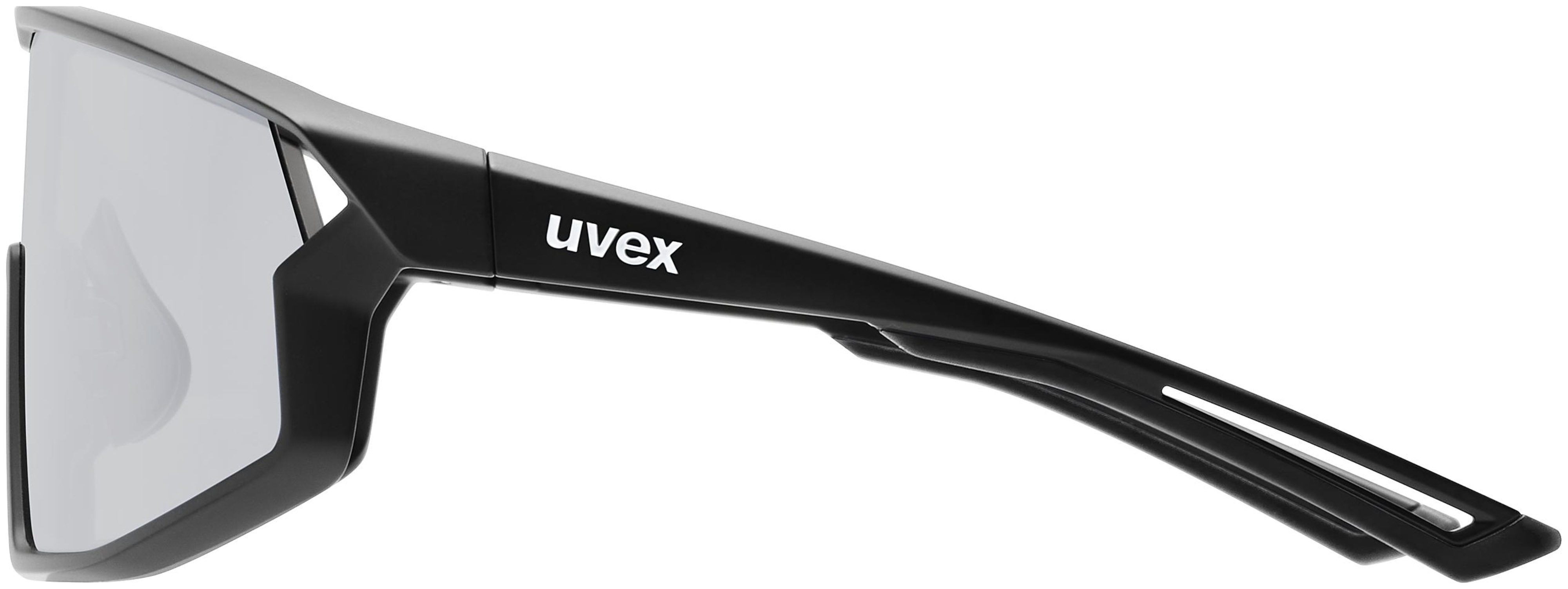 uvex Skyryse Radbrille Black Matt / Mirror Silver