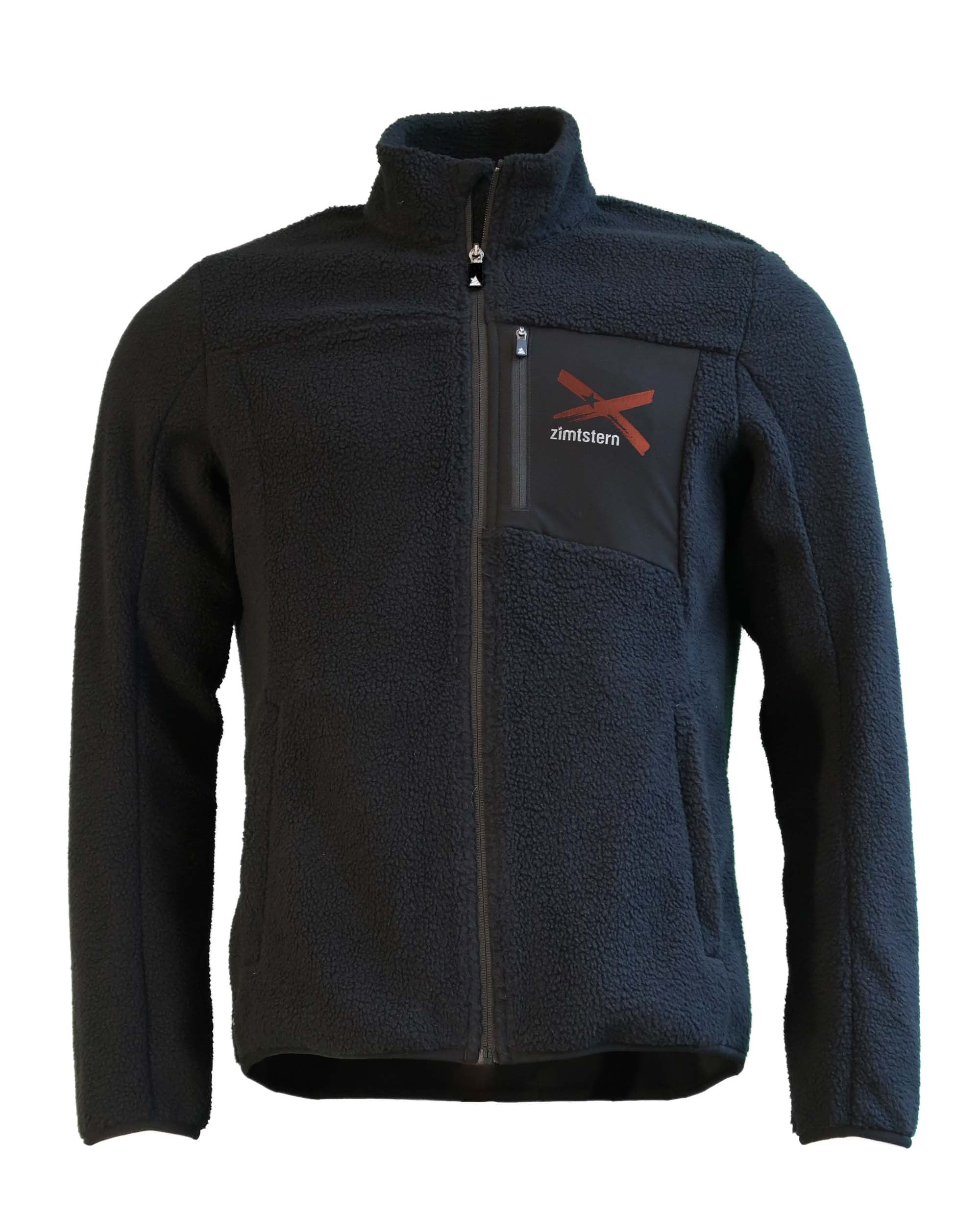Zimtstern Fjellz Teddy Fleece Jacket Men Pirate Black