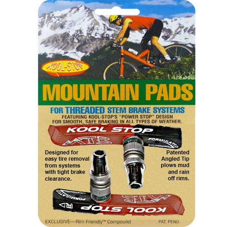 Kool Stop MTB Felgenbremsbeläge rot/schwarz