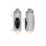 Fidlock Twist Bottle 590 inkl. Base Fahrrad-Befestigung transparent/schwarz