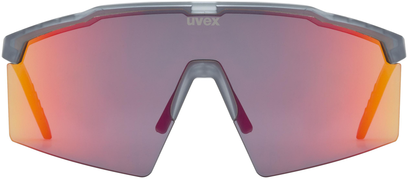 uvex Flowline Radbrille Smoke Mat / Mirror Red