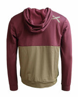Zimtstern Tech Hoodz LS Men Windsor Wine / Military Olive
