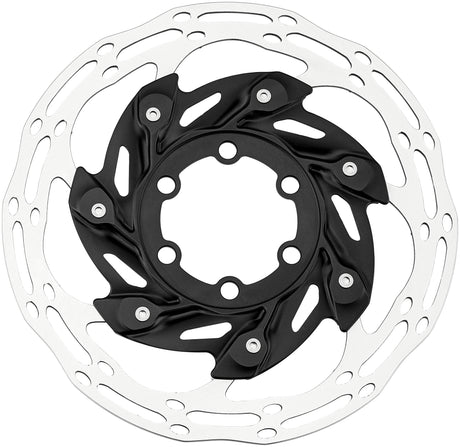 SRAM Centerline XR Rotor Bremsscheibe Zweiteilig Abgerundetes Profil 6-Loch schwarz/silber