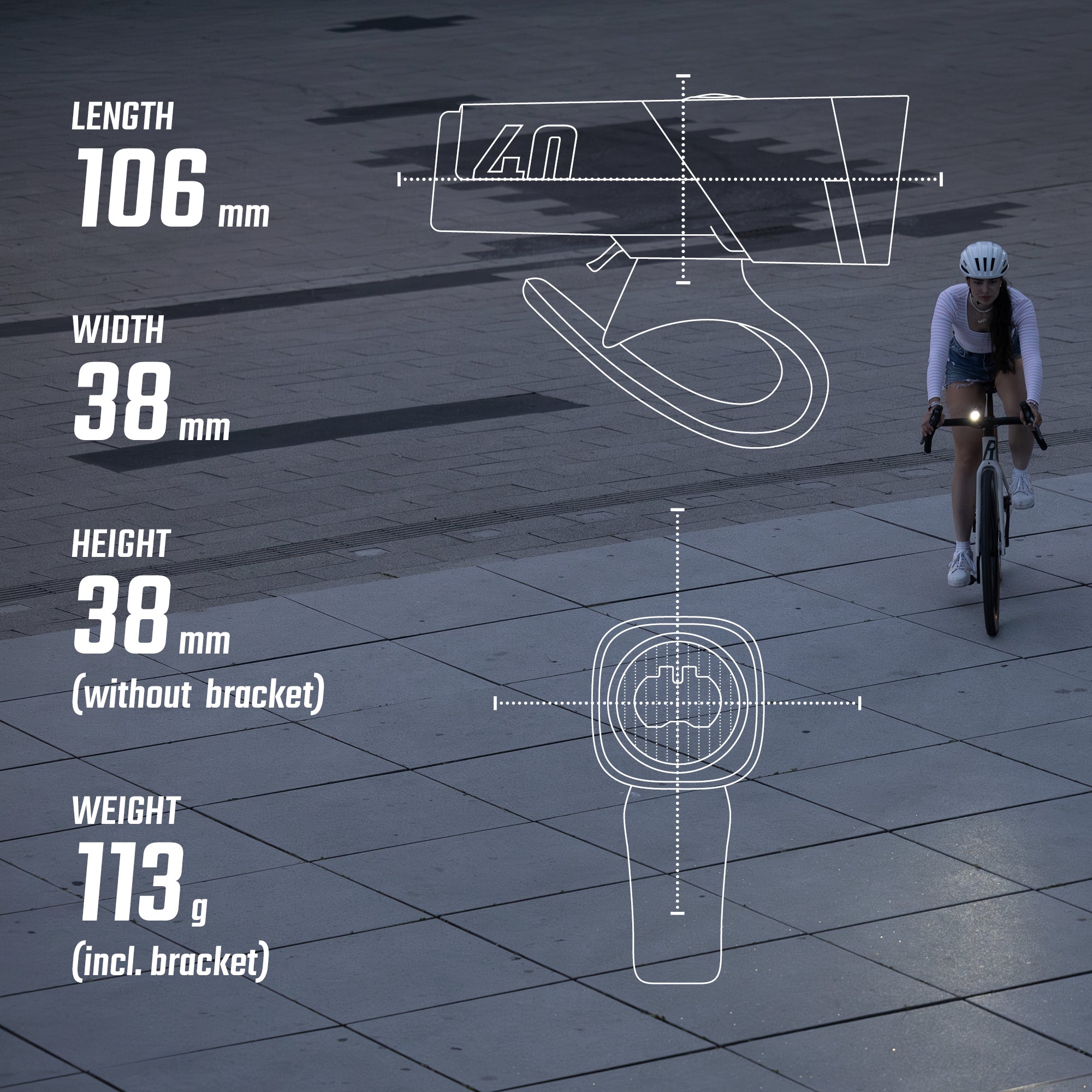 Sigma Aura 40 USB Frontlicht