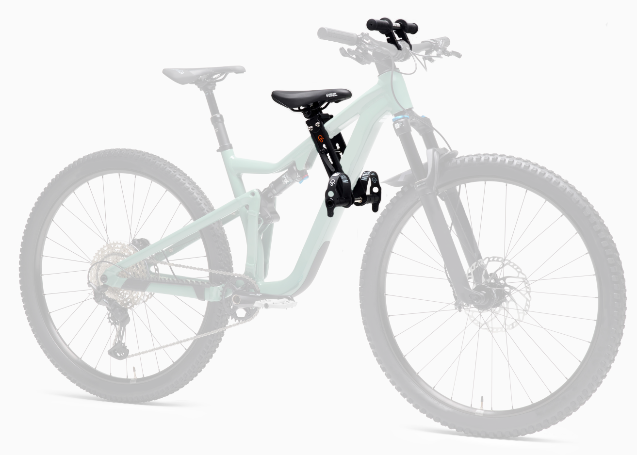 Shotgun Kinderfahrradsitz inkl. Lenker-Aufsatz