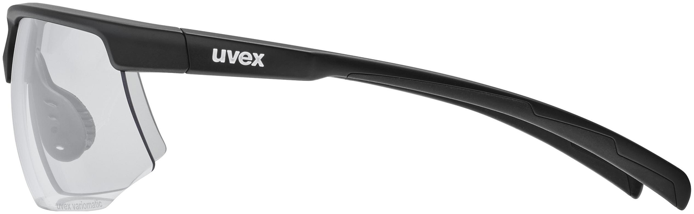 uvex Aerios V Radbrille Black Matt / Smoke