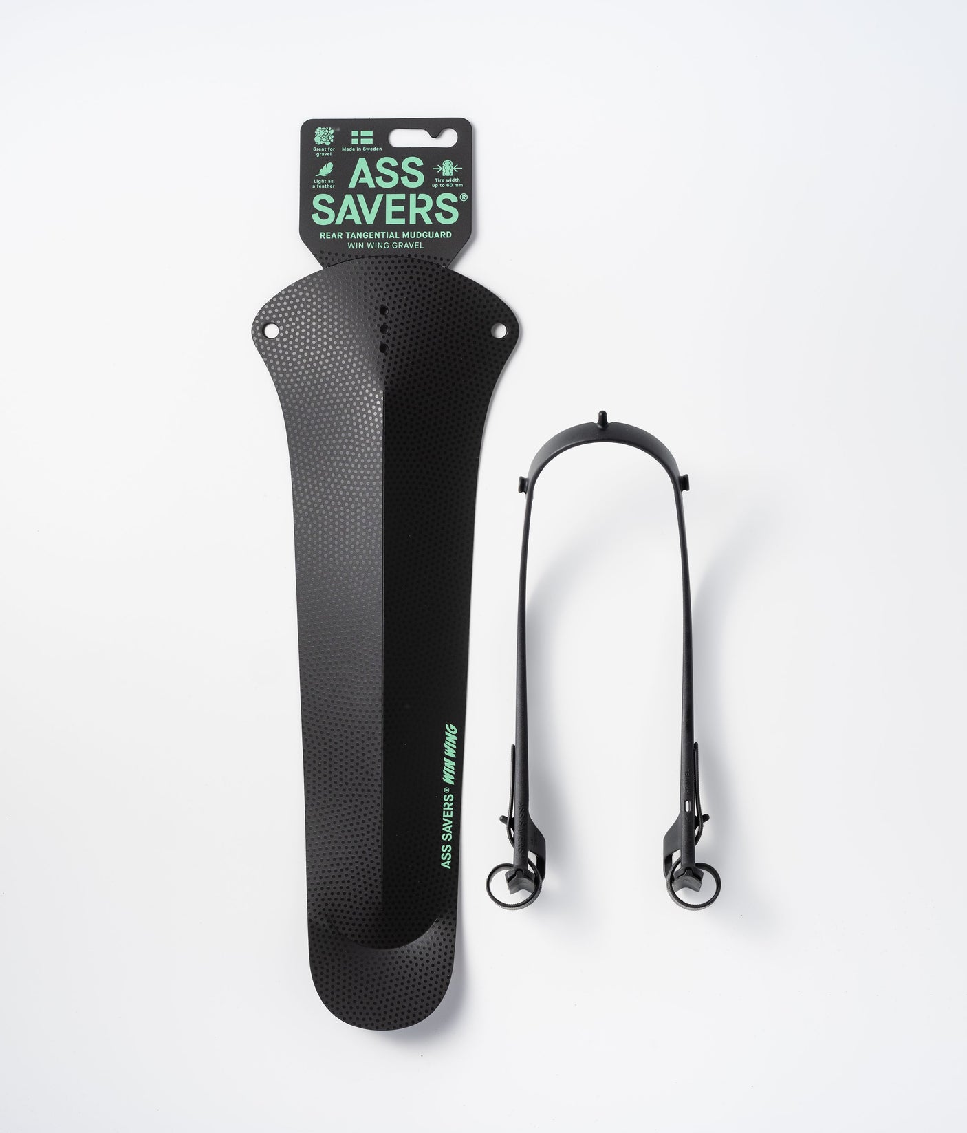 Ass Savers WGS-2 Win Wing Gravel Spritzschutz HR black dot