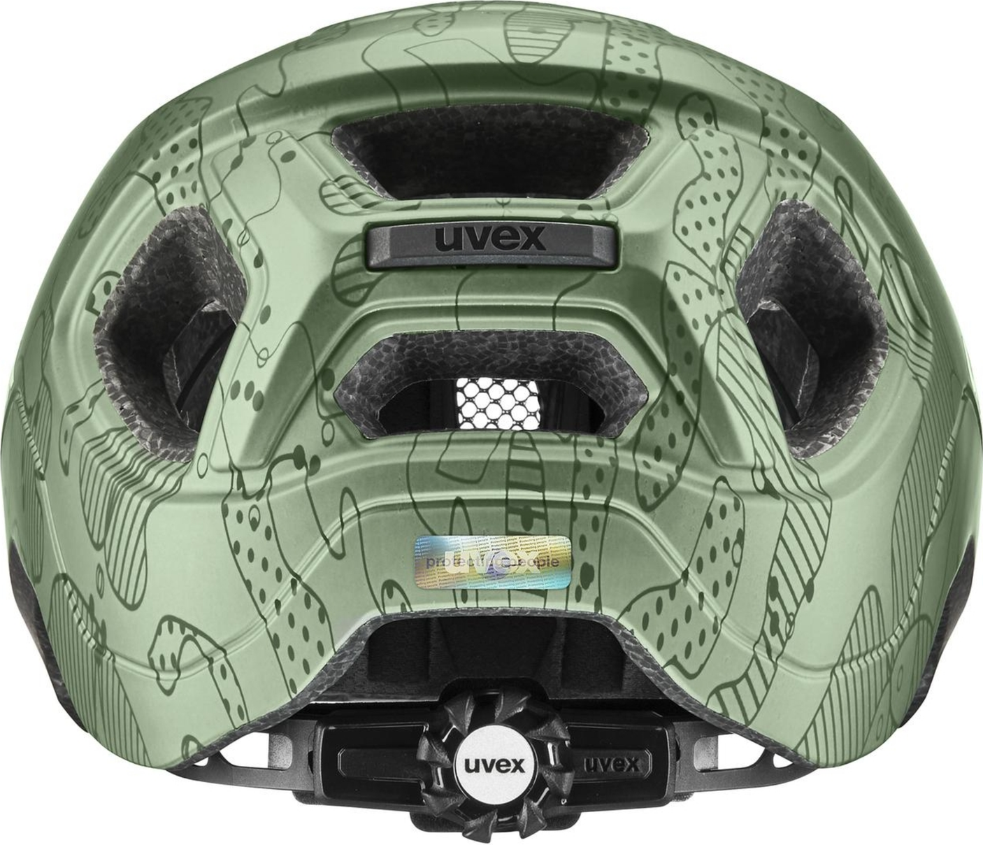 uvex React Jr. Kinderhelm Moss Green Altimeter Matt