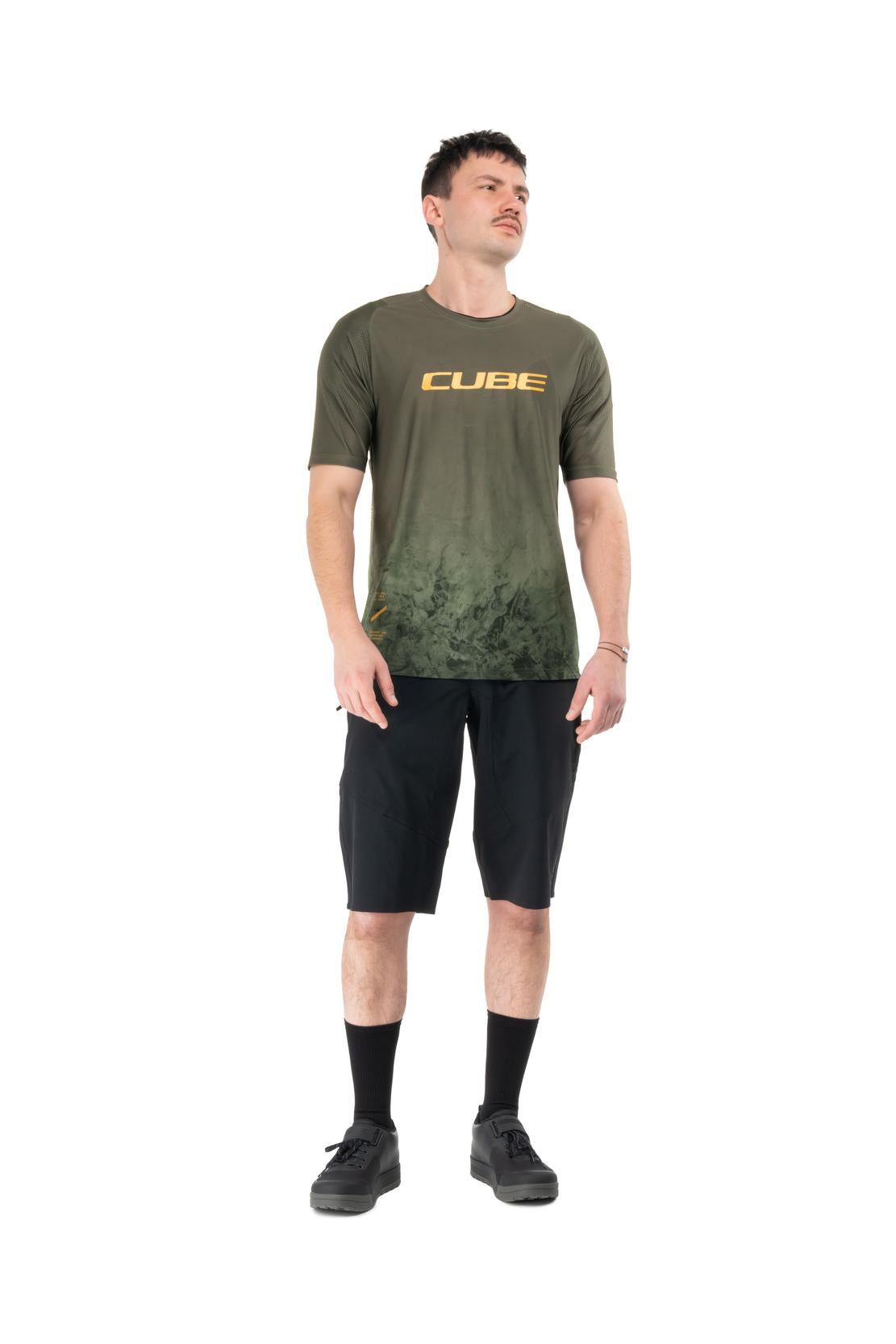 Cube MTB Trikot TM kurzarm olive