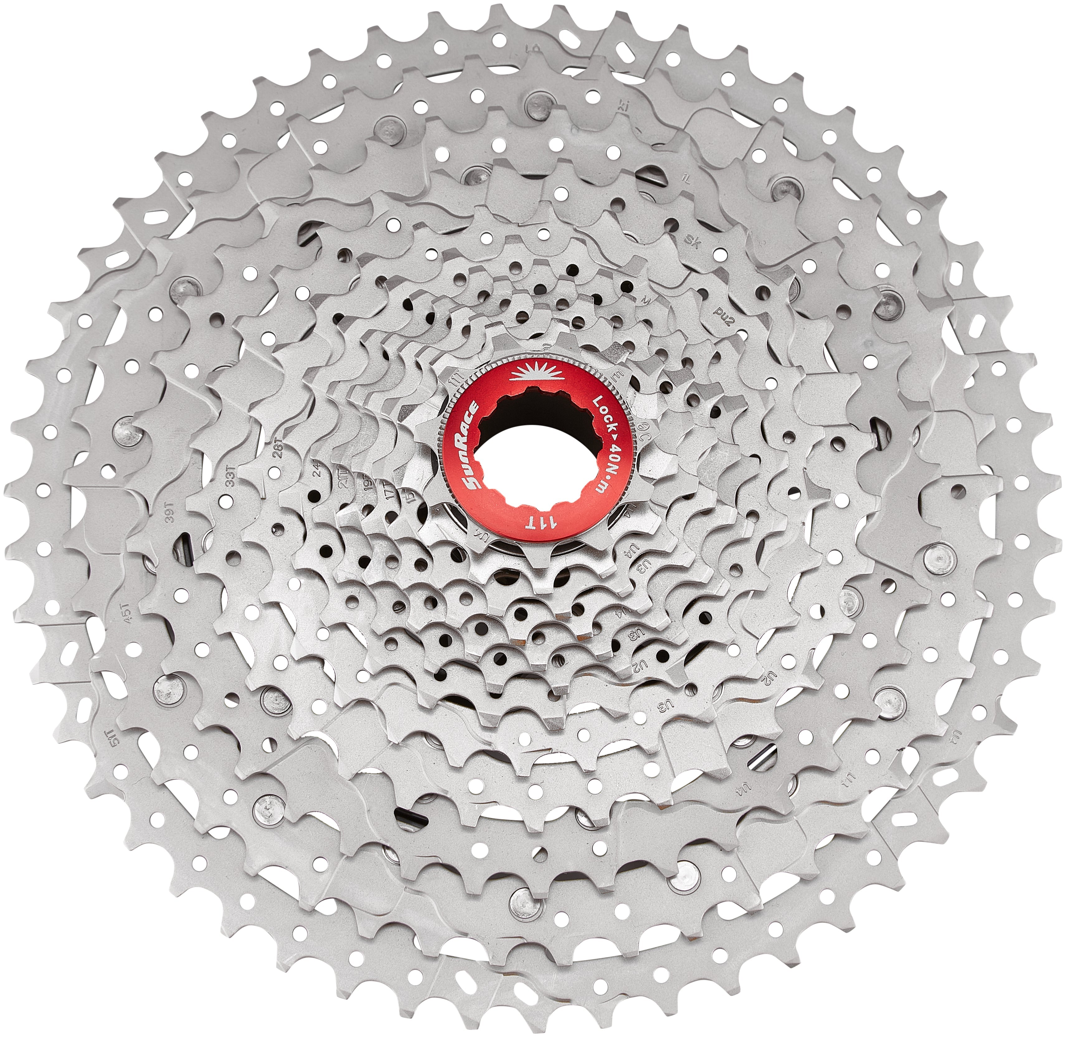 SunRace CSMZ800 WA1 Kassette 12-fach 11-51Z silber