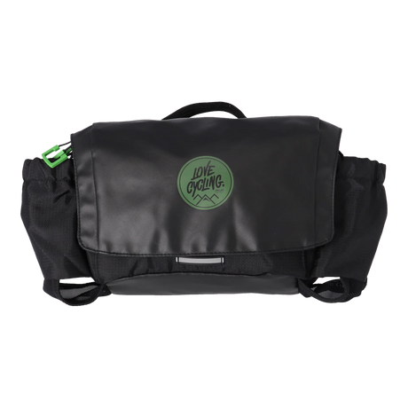 XLC BA-H01 Hüfttasche 3.6l schwarz/grün, Love Cycling