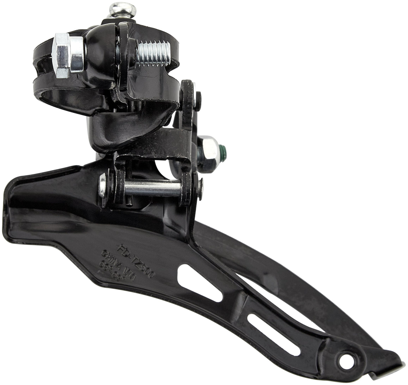 Shimano Tourney TZ FD-TZ500 Umwerfer 3x6/7-fach Down Swing Schelle tief schwarz