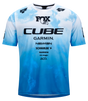 CUBE MTB Trikot X Actionteam kurzarm Herren topas blue