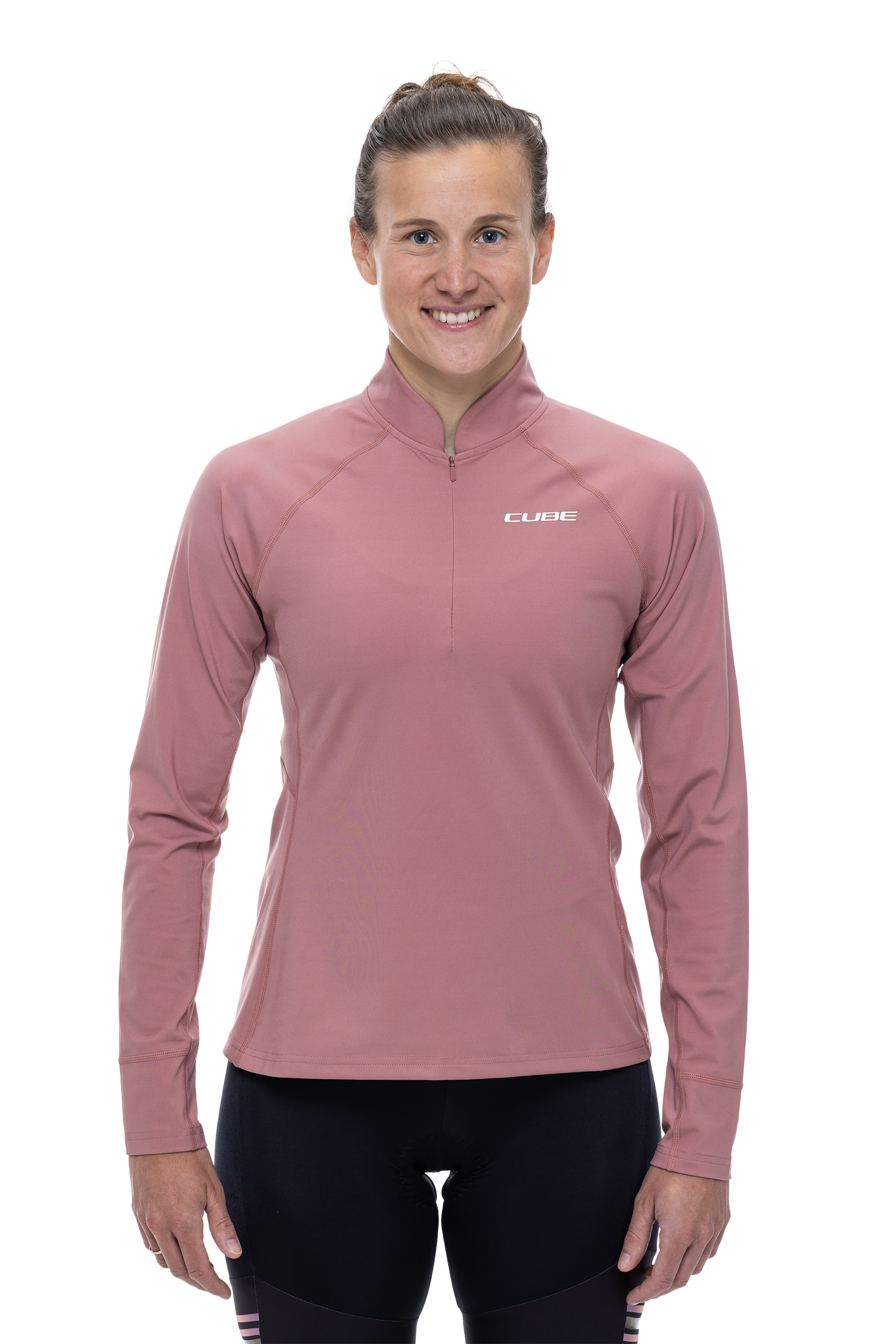 CUBE ATX WS Trikot Half Zip langarm