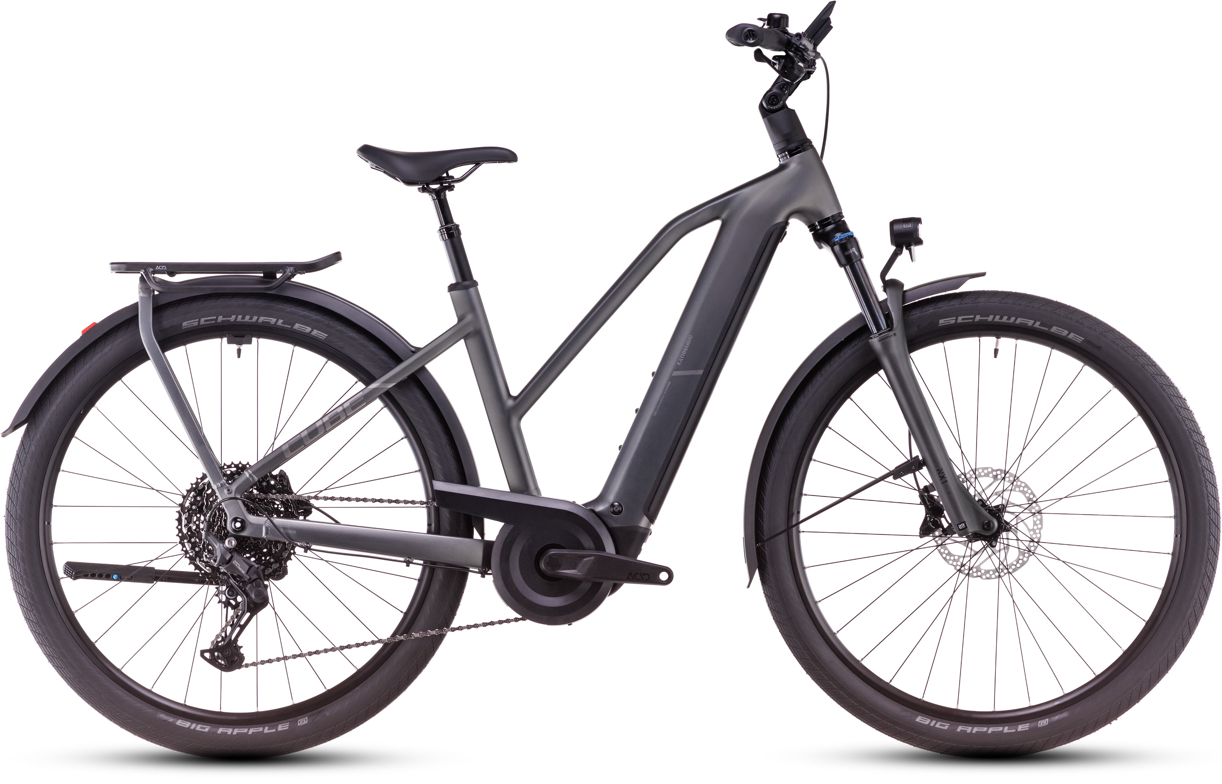 Cube Kathmandu Hybrid Pro 800 Trapez slapgrey´n´chrome (2025)