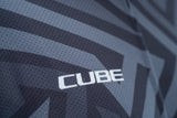 CUBE ATX Trikot Full Zip CMPT kurzarm black´n´grey