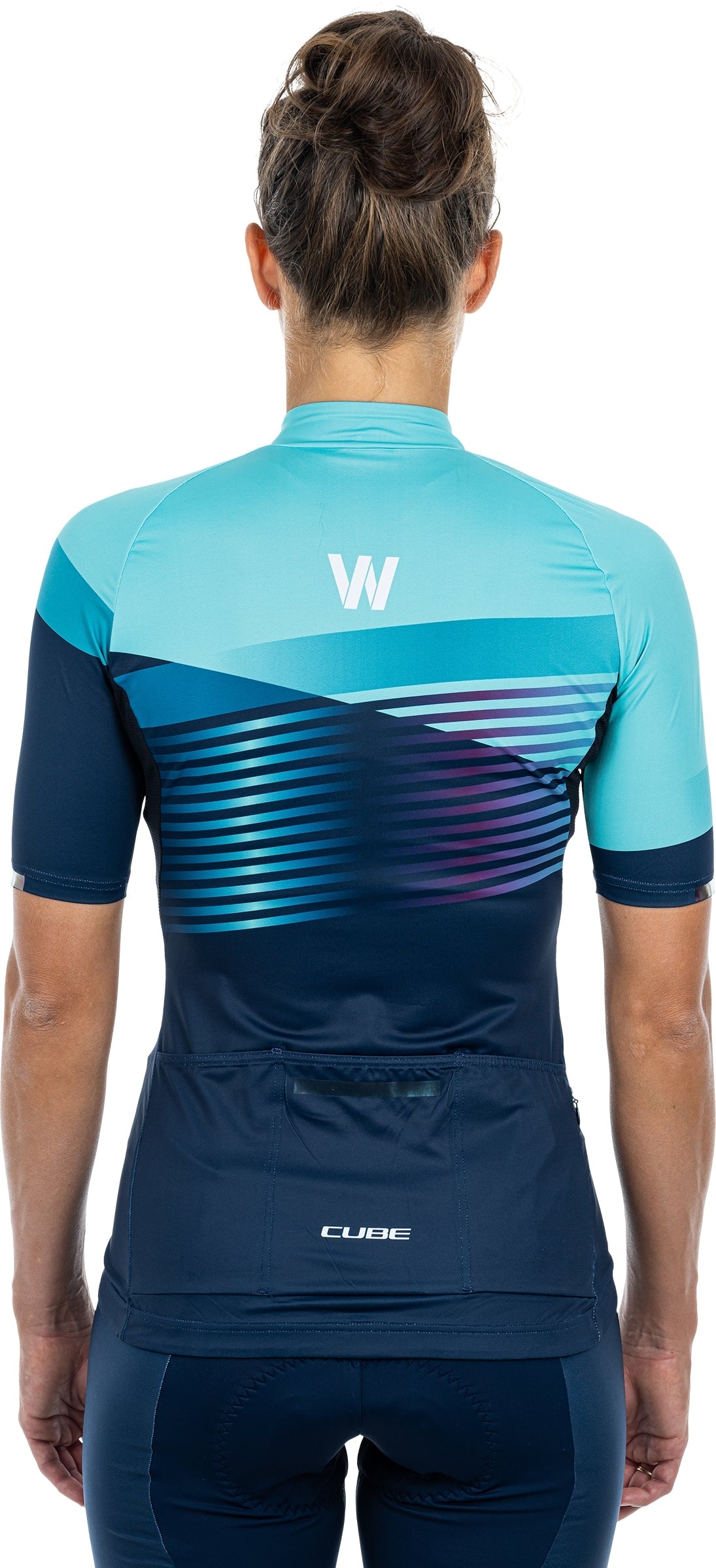 fahrradbekleidung damen cube Cube TEAMLINE WS Trikot | Damen Radtrikot kurzarm | blue´n´mint