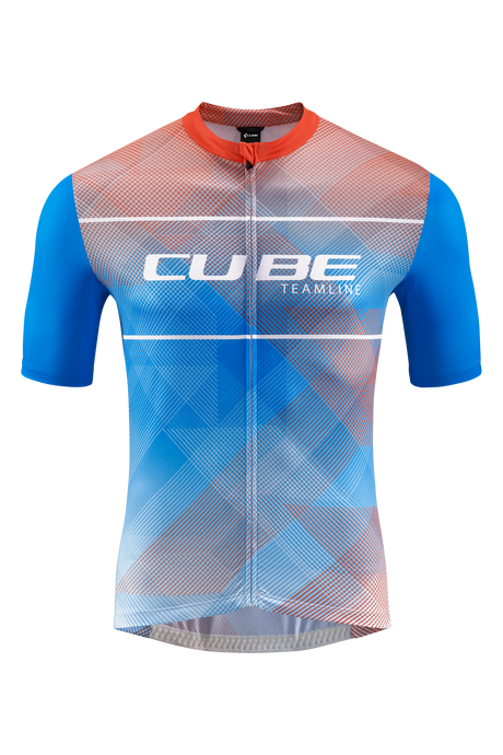 CUBE TEAMLINE Trikot CMPT kurzarm white´n´blue´n´red