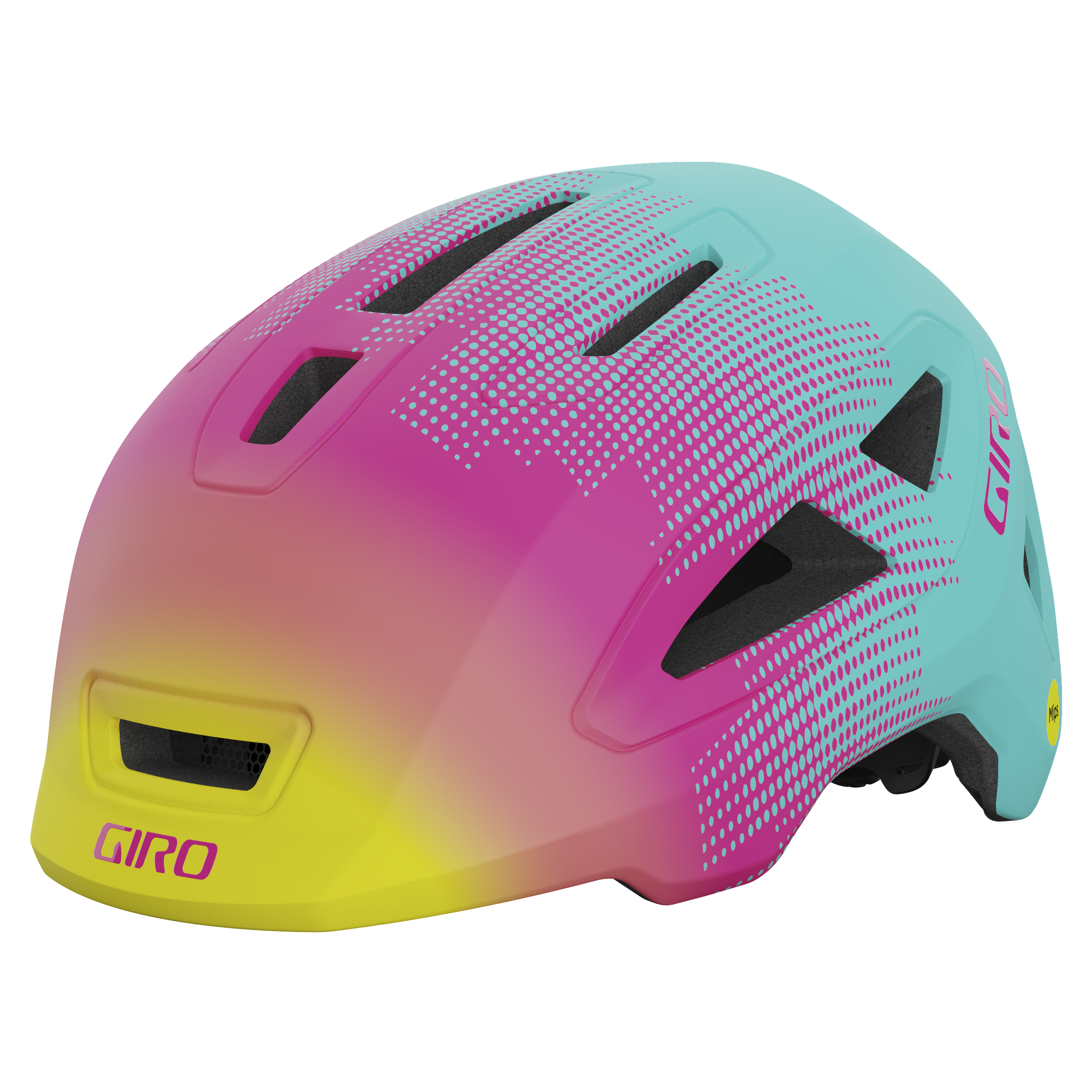 Giro Scamp II Helm matte teal/pink towers