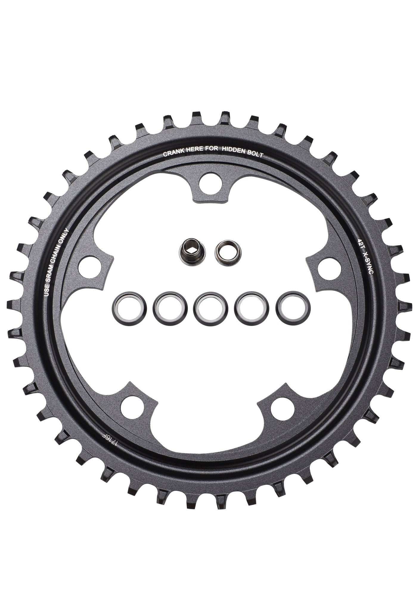 SRAM X-Sync Kettenblatt Aluminium 11-fach schwarz
