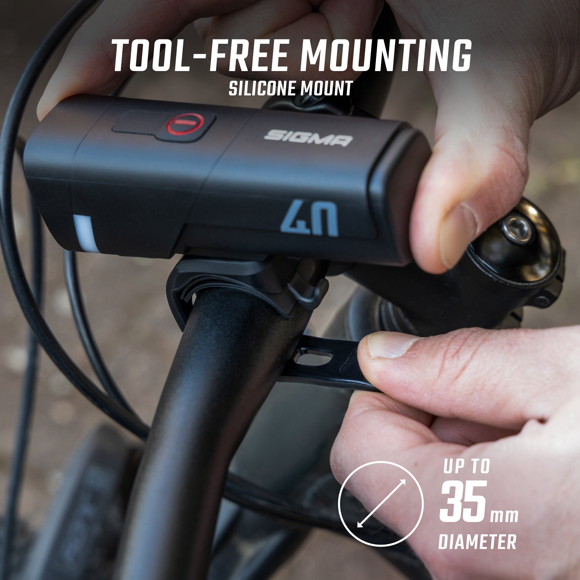 Sigma Aura 40 USB Frontlicht