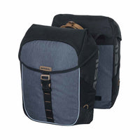 Basil Miles Doppel-Gepäckträgertasche 34l blau/schwarz – aktuelle Variante