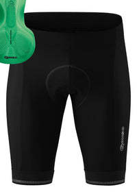 Gonso SITIVO Green M Shorts black/bright green | Herren Fahrradhose kurz | black / bright green – aktuelle Variante