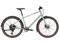 Kona 36e Dew DL Green w/Shimano Cues & Tektro (2025) | Citybike | Gloss Jade w/Storm Blue Decals – aktuelle Variante