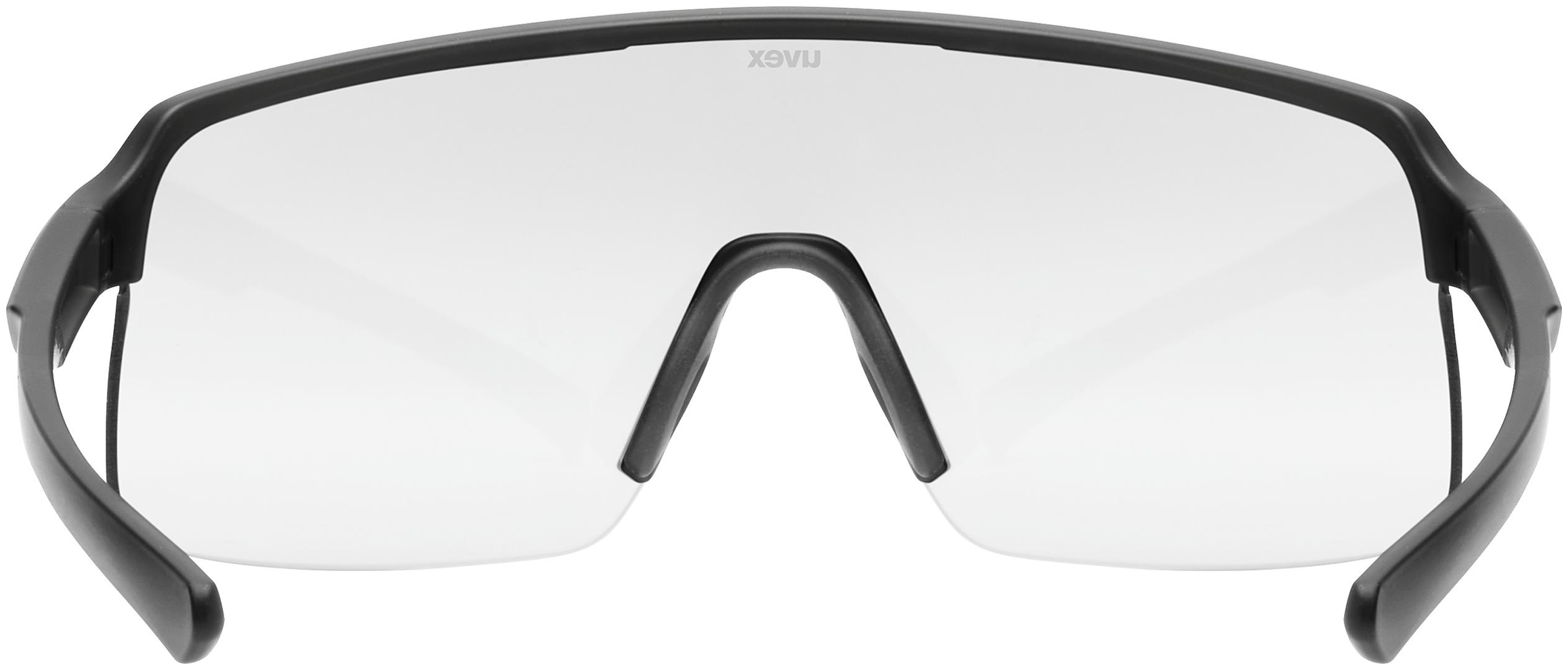 uvex Dyrt Radbrille Black Matt / Clear