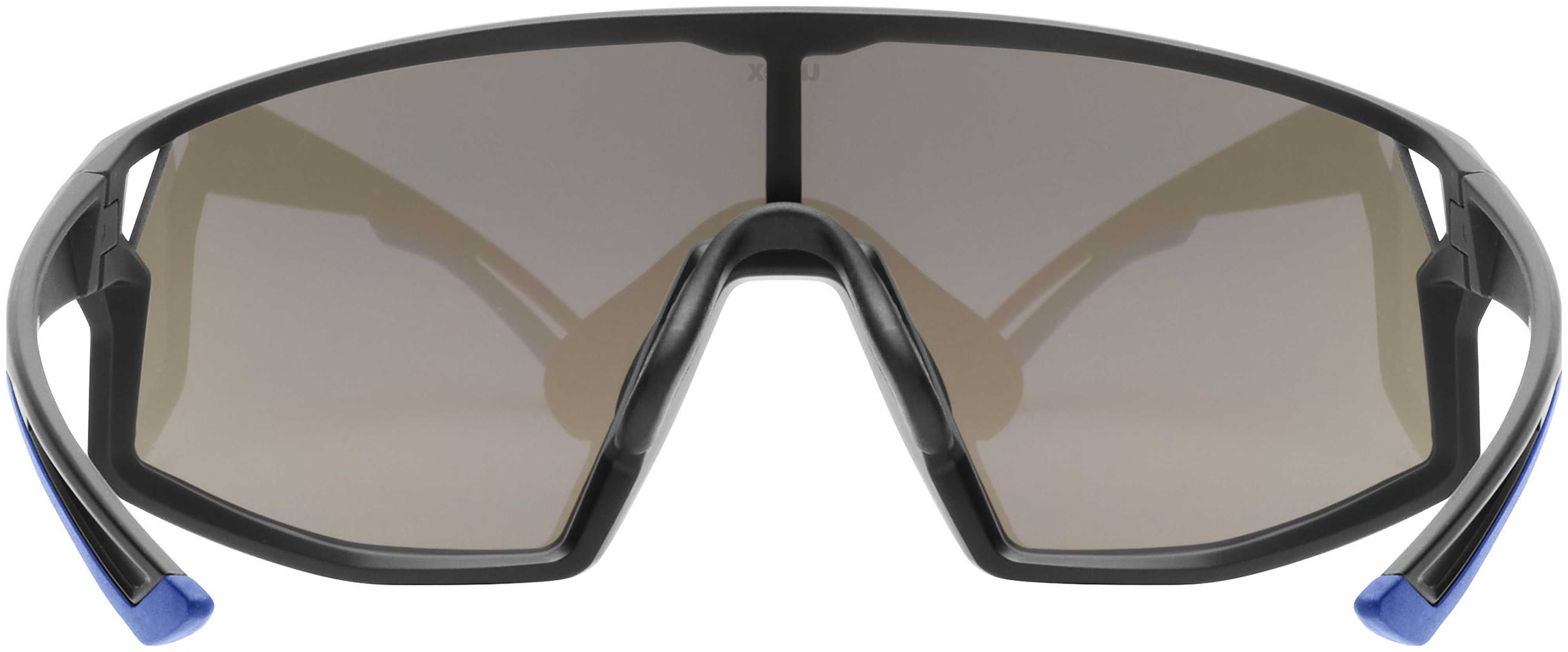 uvex Skyryse Radbrille Black Matt / Mirror Blue