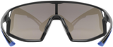 uvex Skyryse Radbrille Black Matt / Mirror Blue