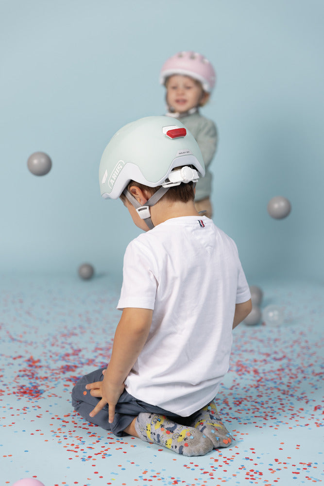 ABUS Smiley 3.0 ACE LED Helm Kids pure mint - S
