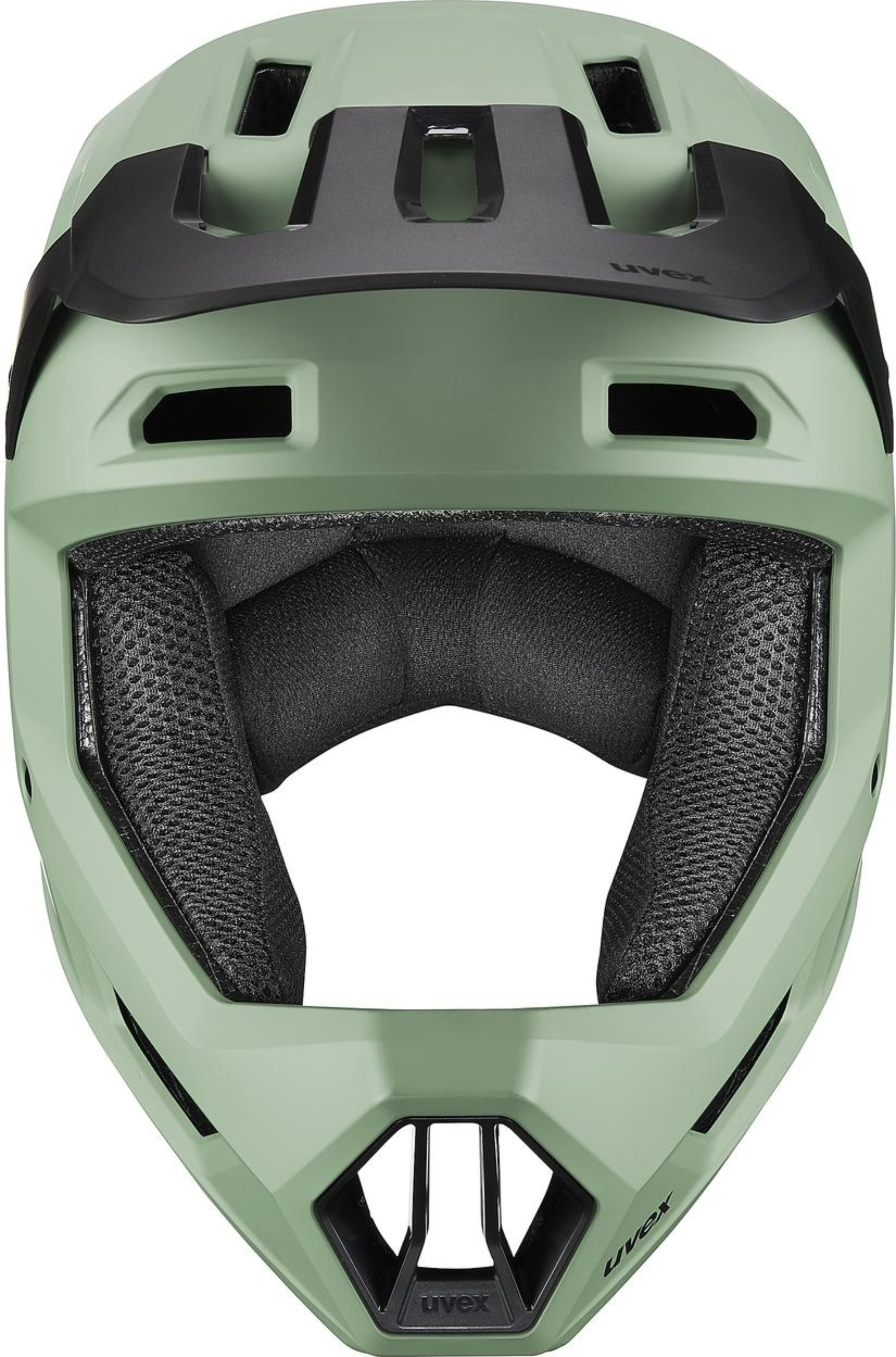 uvex Ravage Fullface Helm Moss Green-Black Matt